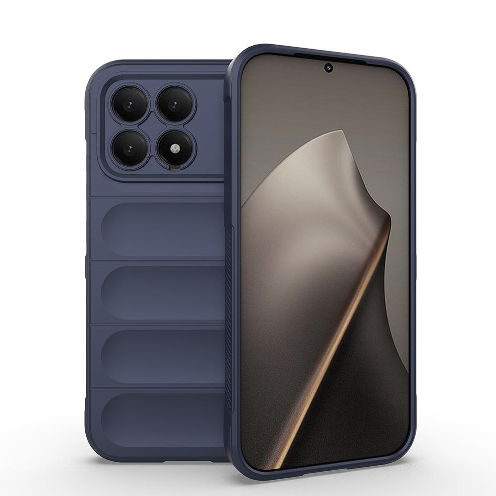 Xiaomi Poco F8 Pro Kılıf Esnek TPU Oyuklu Arka Yüzey Tasarımlı Zore Etnik Silikon Kapak