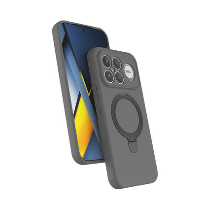 Xiaomi Poco F8 Ultra Kılıf M-safe Şarj Özellikli Standlı Zore Samara Kapak