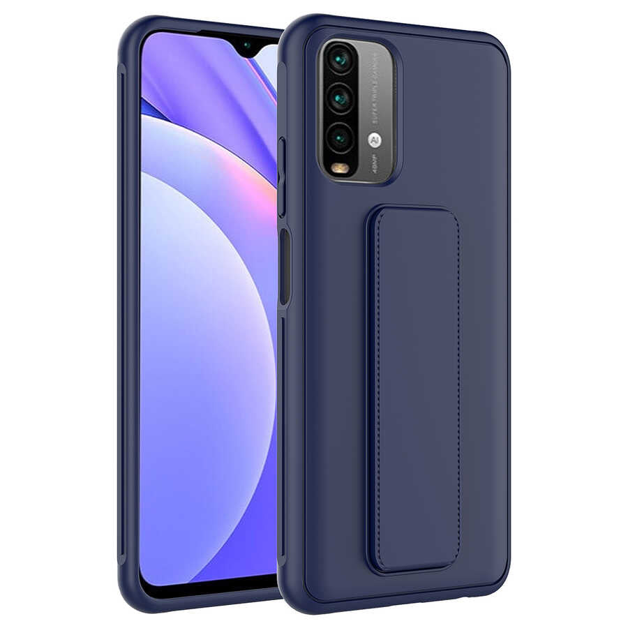 Xiaomi Poco M5S Kılıf Zore Qstand Kapak