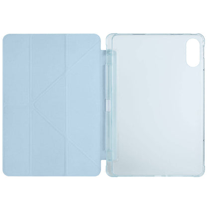 Xiaomi Poco Pad Kılıf Zore Tri Folding Kalem Bölmeli Standlı Kılıf Koyu Yeşil