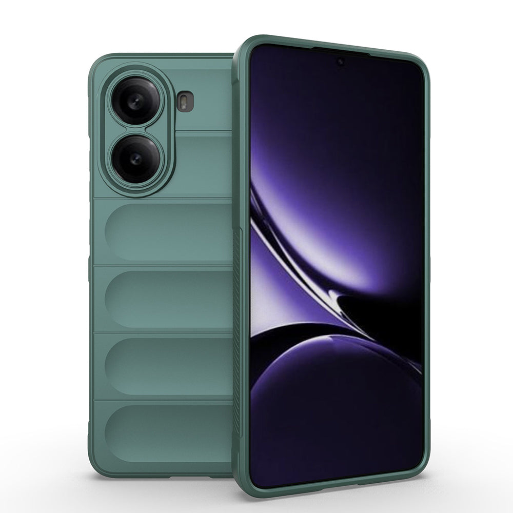 Xiaomi Poco X7 Pro Kılıf Esnek TPU Oyuklu Arka Yüzey Tasarımlı Zore Etnik Silikon Kapak