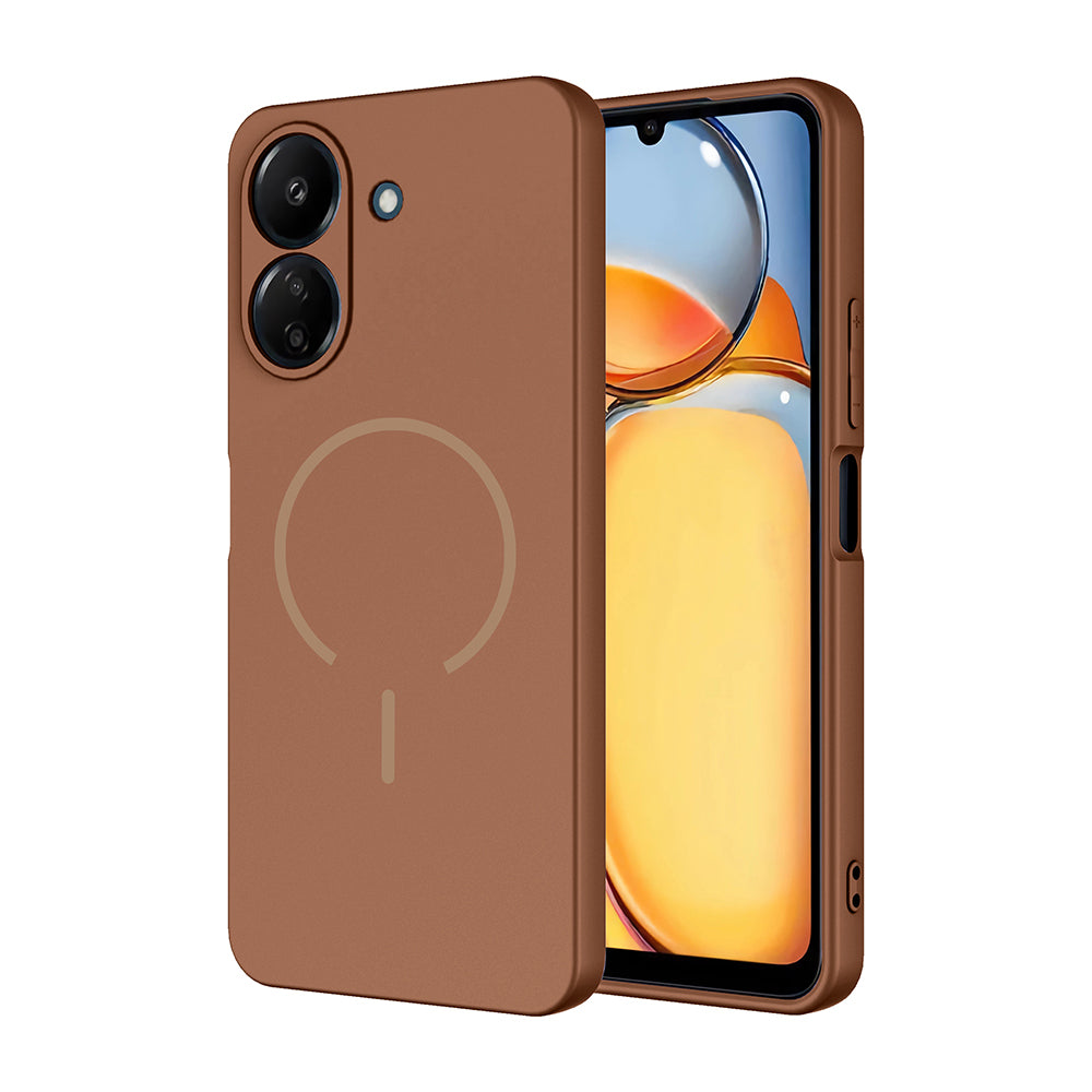 Xiaomi Redmi 13C Kılıf M-safe Şarj Özellikli Zore Meta Kapak