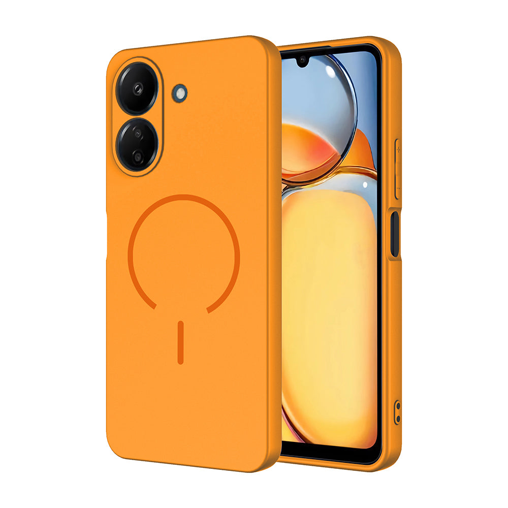 Xiaomi Redmi 13C Kılıf M-safe Şarj Özellikli Zore Meta Kapak