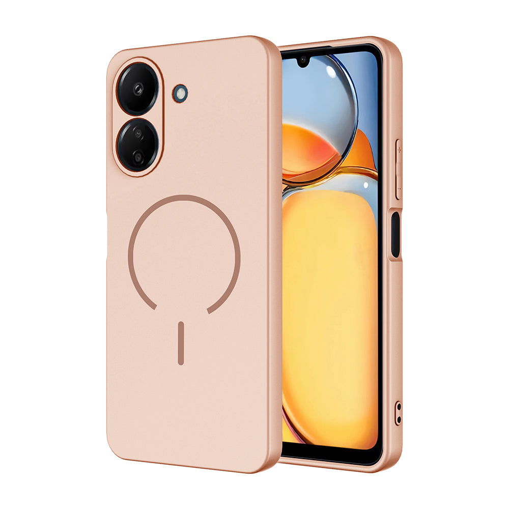 Xiaomi Redmi 13C Kılıf M-safe Şarj Özellikli Zore Meta Kapak