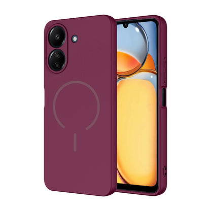 Xiaomi Redmi 13C Kılıf M-safe Şarj Özellikli Zore Meta Kapak