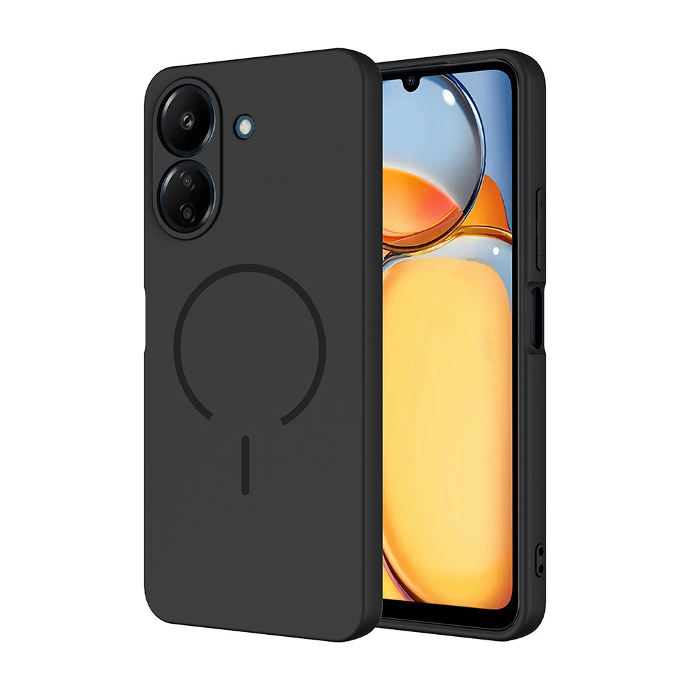 Xiaomi Redmi 13C Kılıf M-safe Şarj Özellikli Zore Meta Kapak