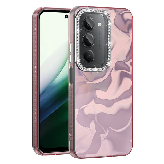 Xiaomi Redmi 15 Kılıf Airbagli Parlak Taş Detay Tasarımlı Zore Esila Kapak