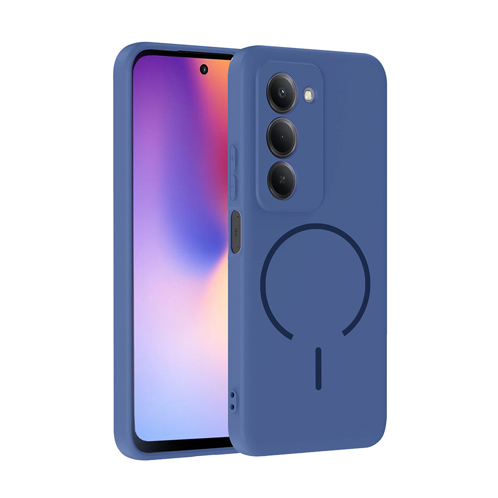 Xiaomi Redmi 15 Kılıf M-safe Şarj Özellikli Zore Meta Kapak