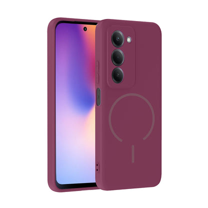 Xiaomi Redmi 15 Kılıf M-safe Şarj Özellikli Zore Meta Kapak