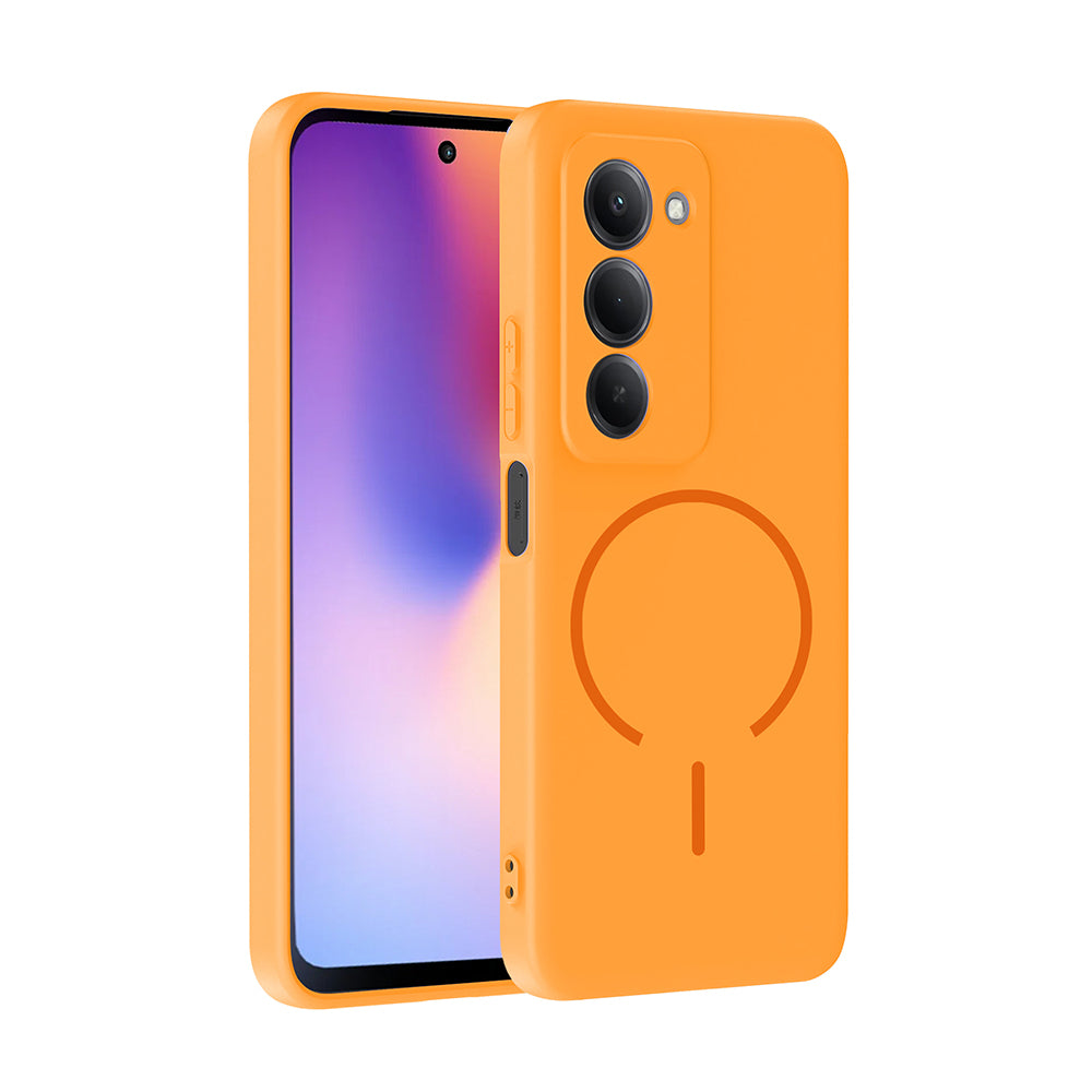 Xiaomi Redmi 15 Kılıf M-safe Şarj Özellikli Zore Meta Kapak