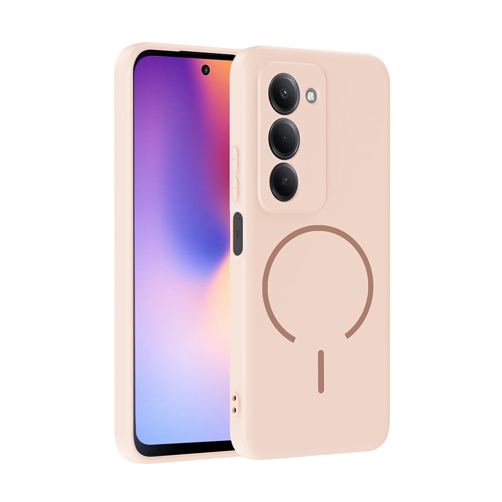 Xiaomi Redmi 15 Kılıf M-safe Şarj Özellikli Zore Meta Kapak