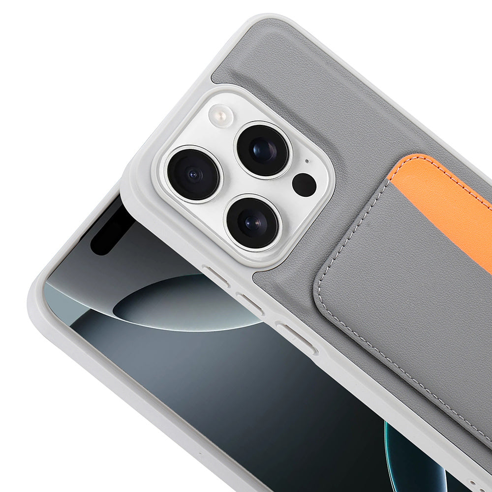 Xiaomi Redmi 15C Kılıf Kartlıklı Zore X-Kart Silikon Kapak Koyu Gri