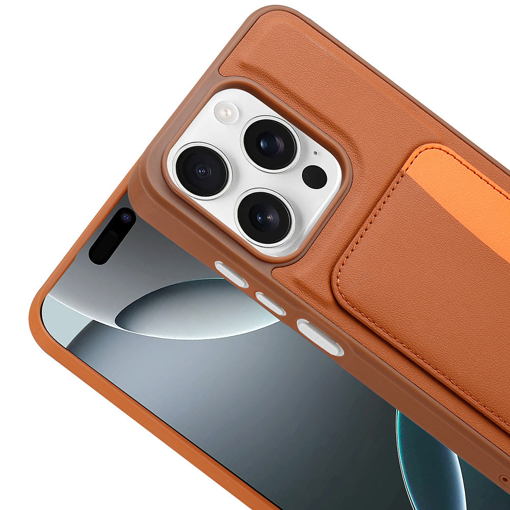 Xiaomi Redmi 15C Kılıf Kartlıklı Zore X-Kart Silikon Kapak Koyu Gri