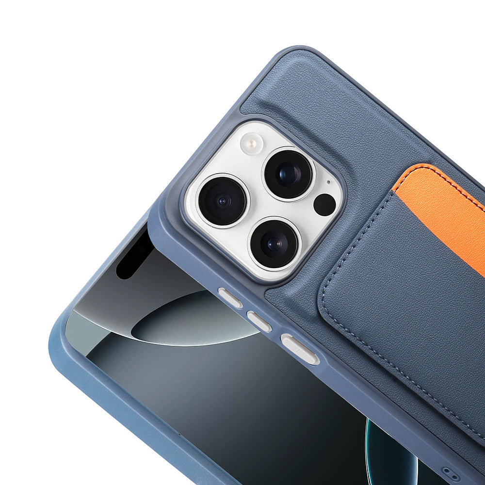 Xiaomi Redmi 15C Kılıf Kartlıklı Zore X-Kart Silikon Kapak Kahverengi