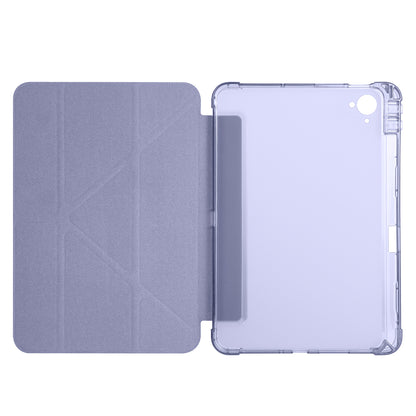 Xiaomi Redmi K Pad Kılıf Zore Tri Folding Kalem Bölmeli Standlı Kılıf Rose Gold