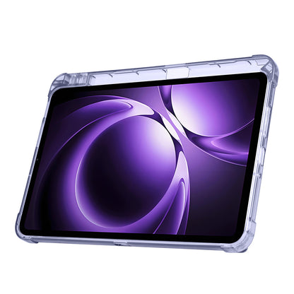 Xiaomi Redmi K Pad Kılıf Zore Tri Folding Kalem Bölmeli Standlı Kılıf Lila