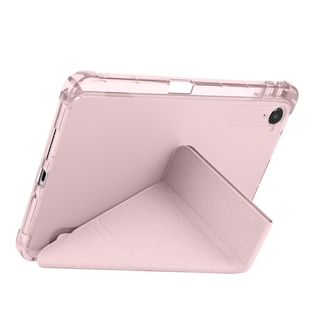 Xiaomi Redmi K Pad Kılıf Zore Tri Folding Kalem Bölmeli Standlı Kılıf Siyah