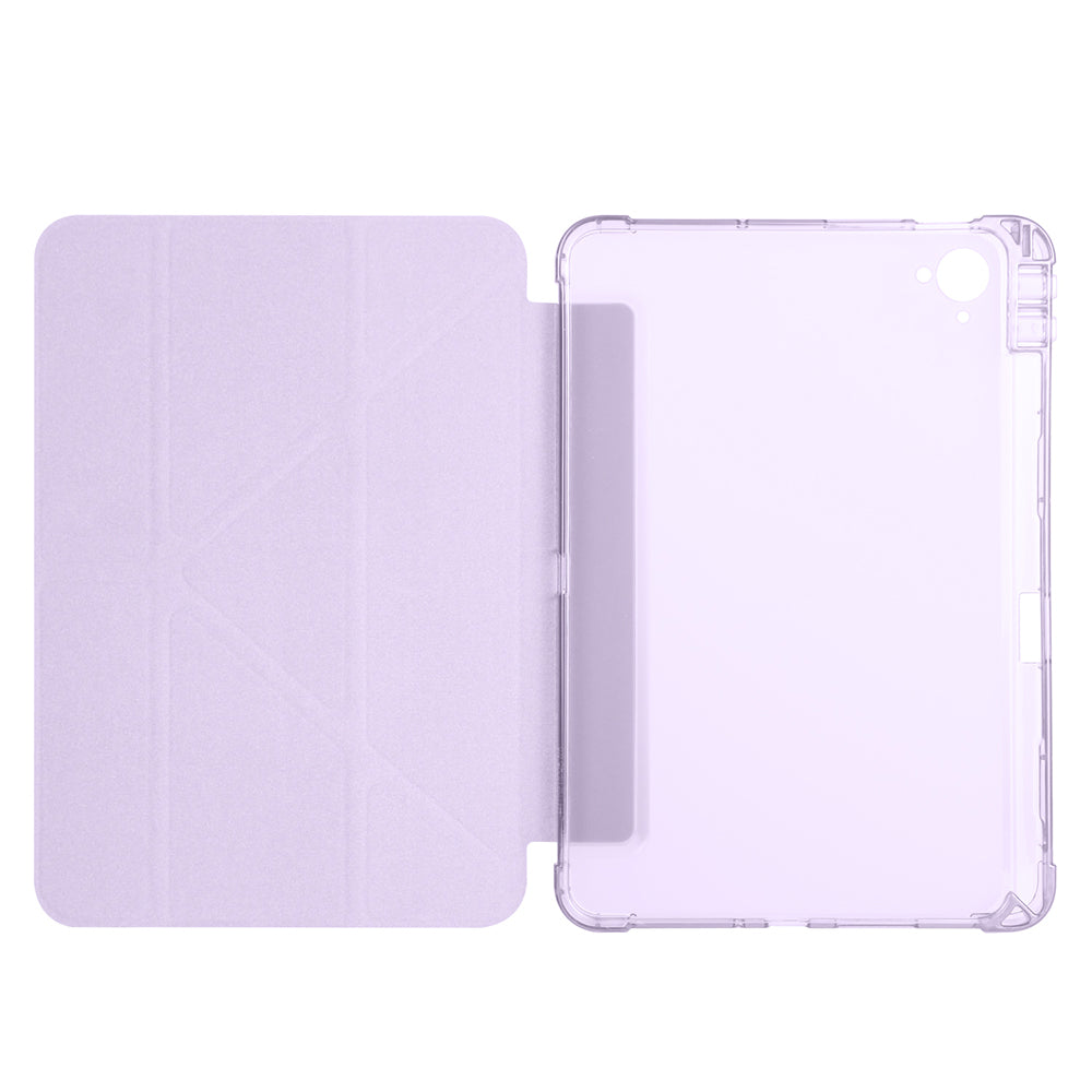 Xiaomi Redmi K Pad Kılıf Zore Tri Folding Kalem Bölmeli Standlı Kılıf Lacivert