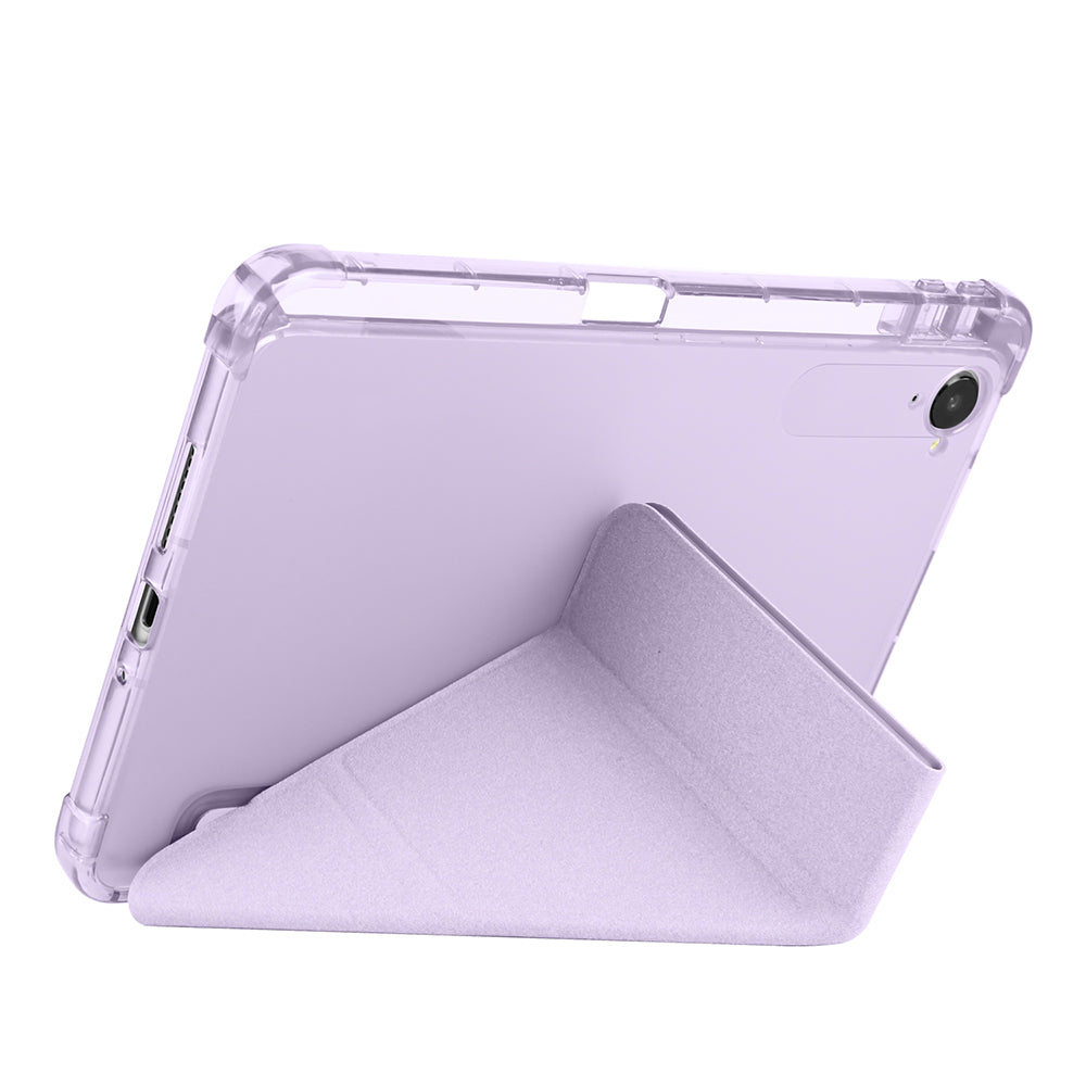 Xiaomi Redmi K Pad Kılıf Zore Tri Folding Kalem Bölmeli Standlı Kılıf Siyah