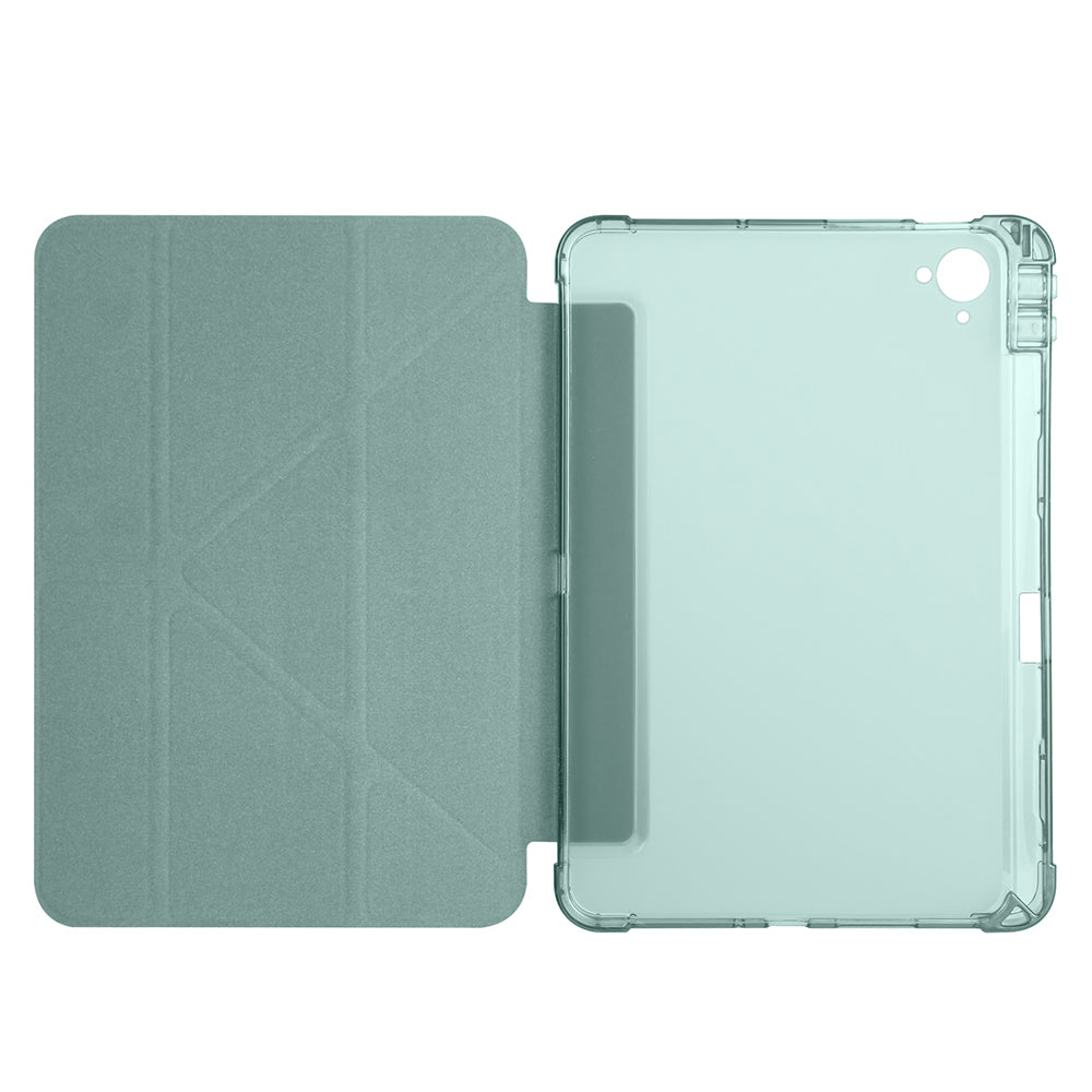 Xiaomi Redmi K Pad Kılıf Zore Tri Folding Kalem Bölmeli Standlı Kılıf Mavi