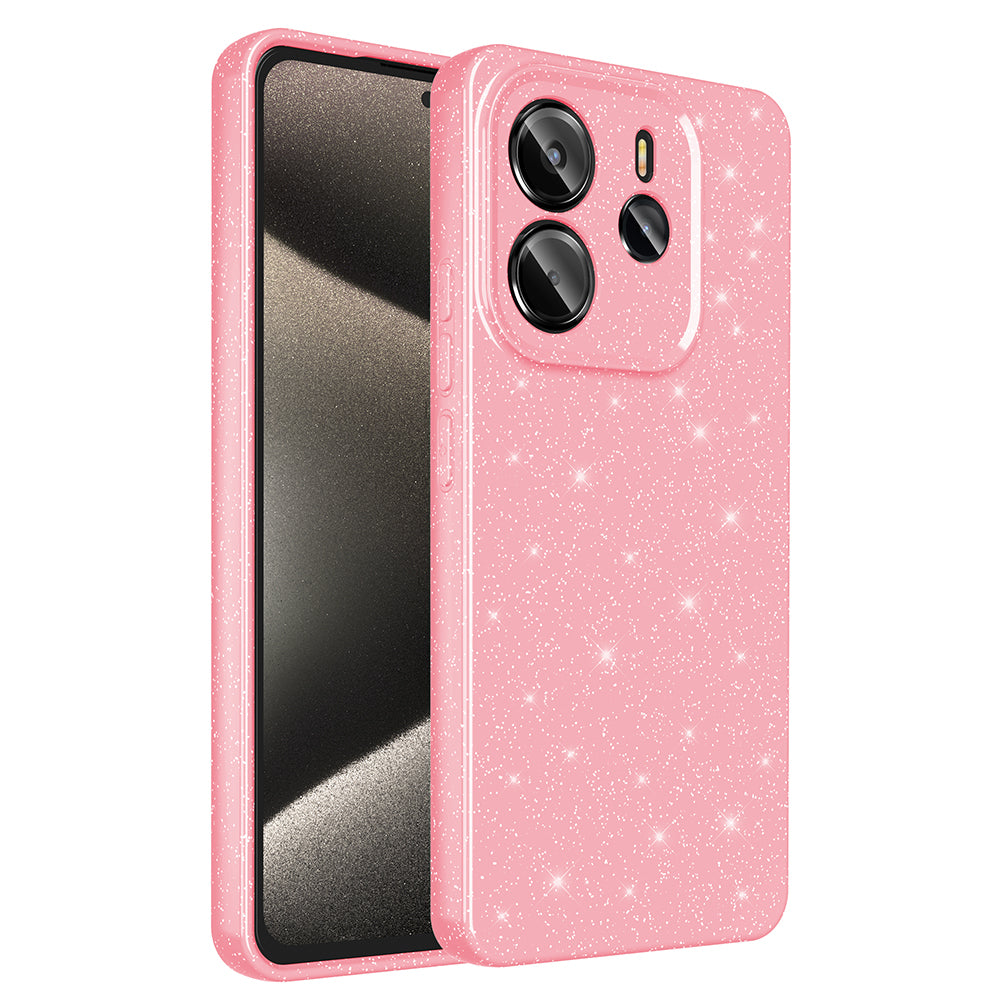 Xiaomi Redmi Note 14 5G Kılıf Kamera Korumalı Simli Lüks Zore Koton Kapak