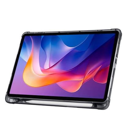 Xiaomi Redmi Pad 2 Kılıf Zore Tri Folding Kalem Bölmeli Standlı Kılıf Koyu Yeşil