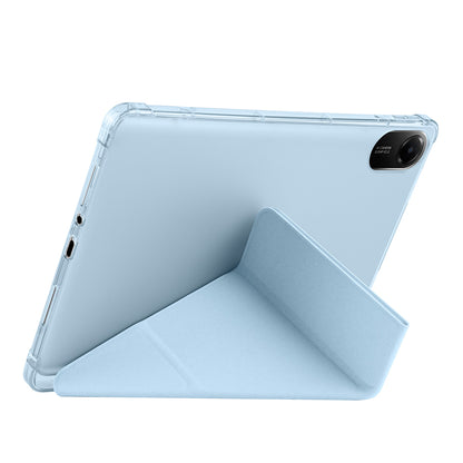 Xiaomi Redmi Pad 2 Kılıf Zore Tri Folding Kalem Bölmeli Standlı Kılıf Lila