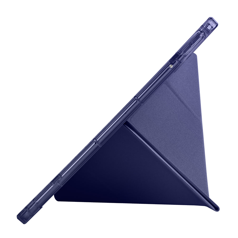 Xiaomi Redmi Pad 2 Kılıf Zore Tri Folding Kalem Bölmeli Standlı Kılıf Koyu Yeşil