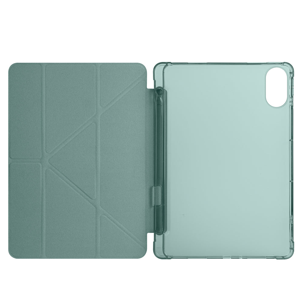 Xiaomi Redmi Pad 2 Kılıf Zore Tri Folding Kalem Bölmeli Standlı Kılıf Lila