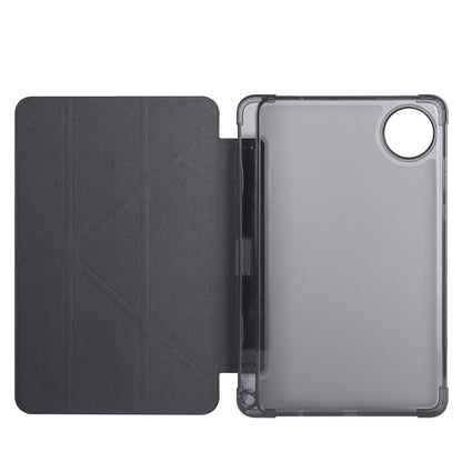 Xiaomi Redmi Pad SE 8.7 Kılıf Zore Tri Folding Kalem Bölmeli Standlı Kılıf Mavi