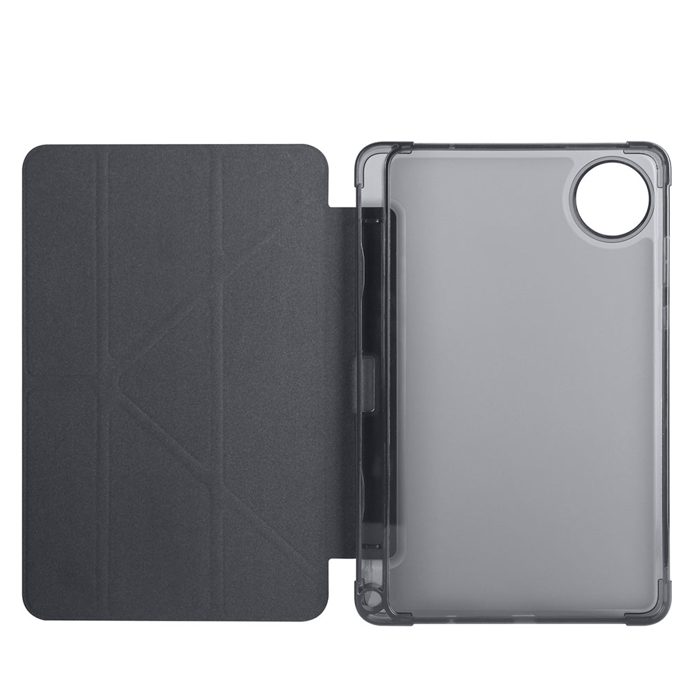 Xiaomi Redmi Pad SE 8.7 Kılıf Zore Tri Folding Kalem Bölmeli Standlı Kılıf Rose Gold