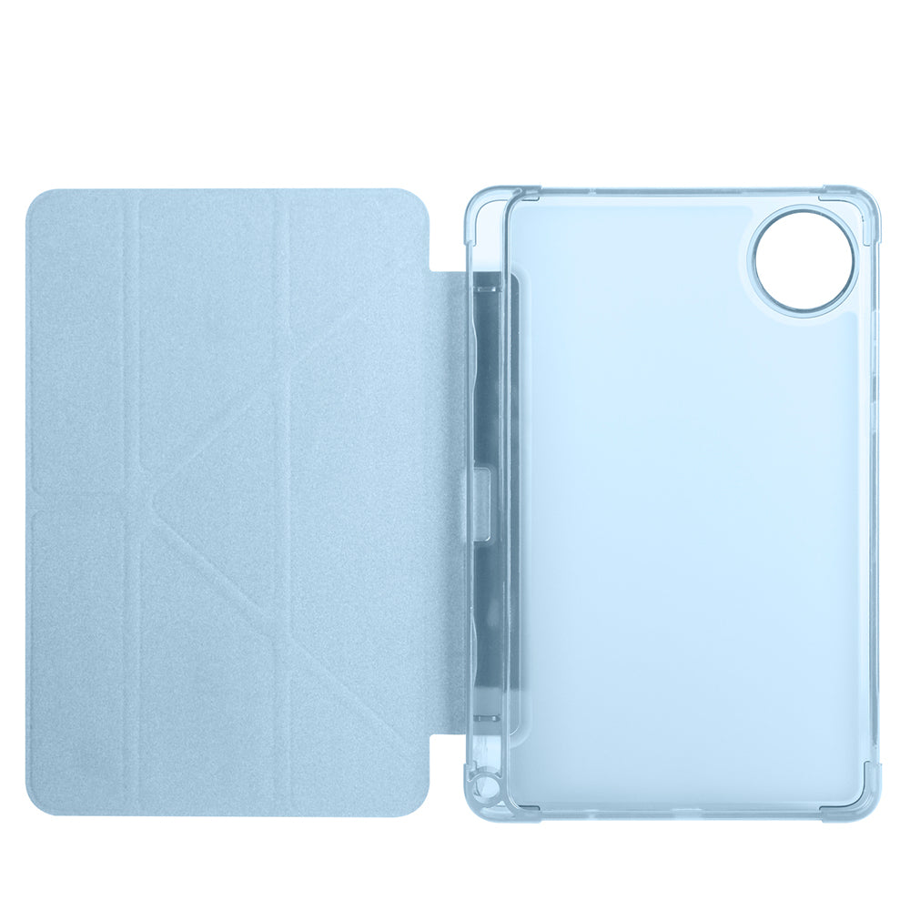 Xiaomi Redmi Pad SE 8.7 Kılıf Zore Tri Folding Kalem Bölmeli Standlı Kılıf Rose Gold