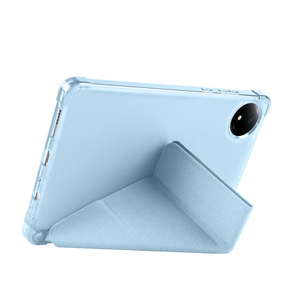 Xiaomi Redmi Pad SE 8.7 Kılıf Zore Tri Folding Kalem Bölmeli Standlı Kılıf Lacivert