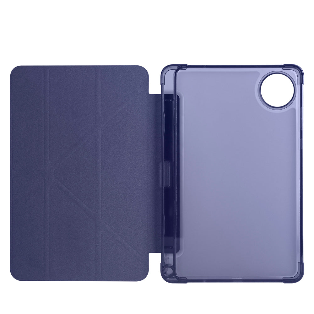 Xiaomi Redmi Pad SE 8.7 Kılıf Zore Tri Folding Kalem Bölmeli Standlı Kılıf Siyah