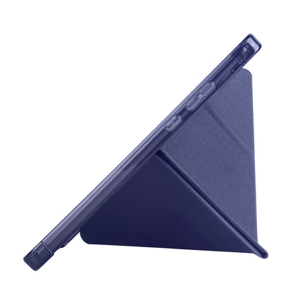 Xiaomi Redmi Pad SE 8.7 Kılıf Zore Tri Folding Kalem Bölmeli Standlı Kılıf Mavi