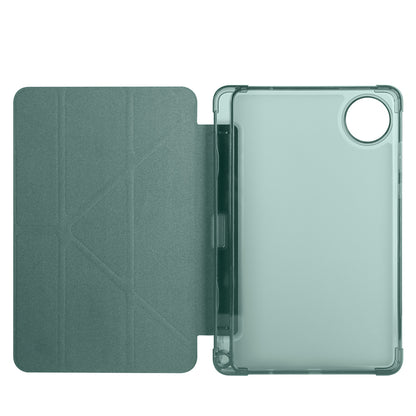 Xiaomi Redmi Pad SE 8.7 Kılıf Zore Tri Folding Kalem Bölmeli Standlı Kılıf Rose Gold