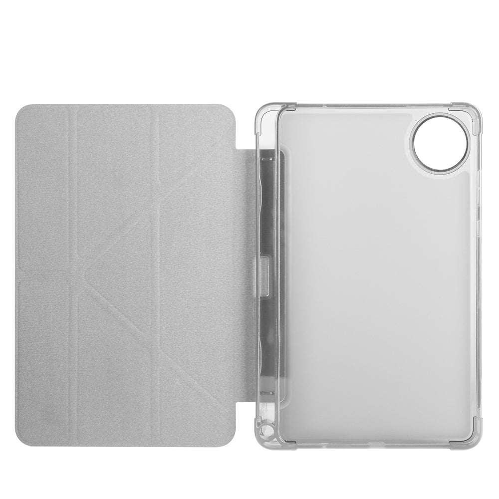 Xiaomi Redmi Pad SE 8.7 Kılıf Zore Tri Folding Kalem Bölmeli Standlı Kılıf Mavi