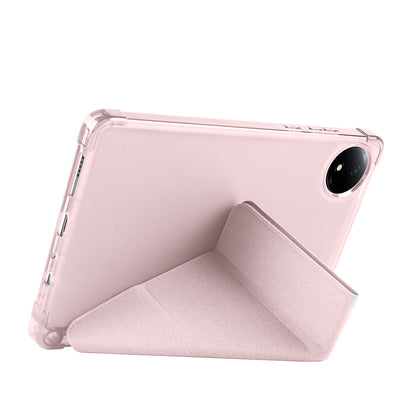 Xiaomi Redmi Pad SE 8.7 Kılıf Zore Tri Folding Kalem Bölmeli Standlı Kılıf Lila