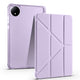 Xiaomi Redmi Pad SE 8.7 Kılıf Zore Tri Folding Kalem Bölmeli Standlı Kılıf Lila