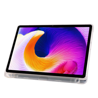 Xiaomi Redmi Pad SE Kılıf Zore Tri Folding Kalem Bölmeli Standlı Kılıf Koyu Yeşil