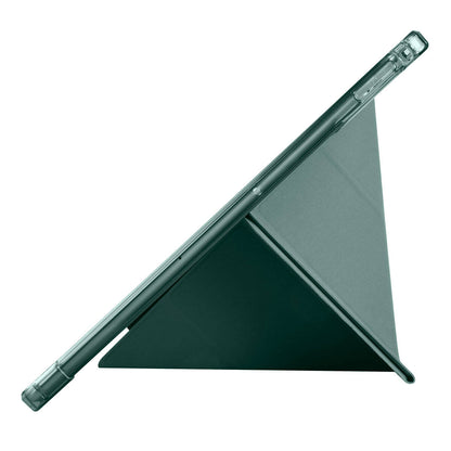 Xiaomi Redmi Pad SE Kılıf Zore Tri Folding Kalem Bölmeli Standlı Kılıf Mavi