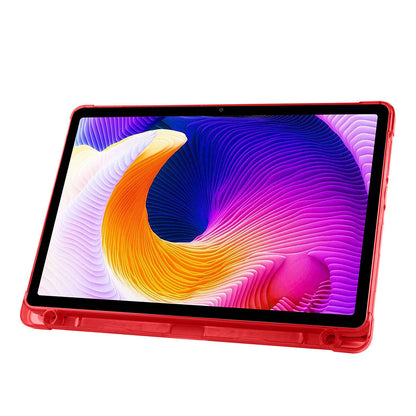 Xiaomi Redmi Pad SE Kılıf Zore Tri Folding Kalem Bölmeli Standlı Kılıf Mor