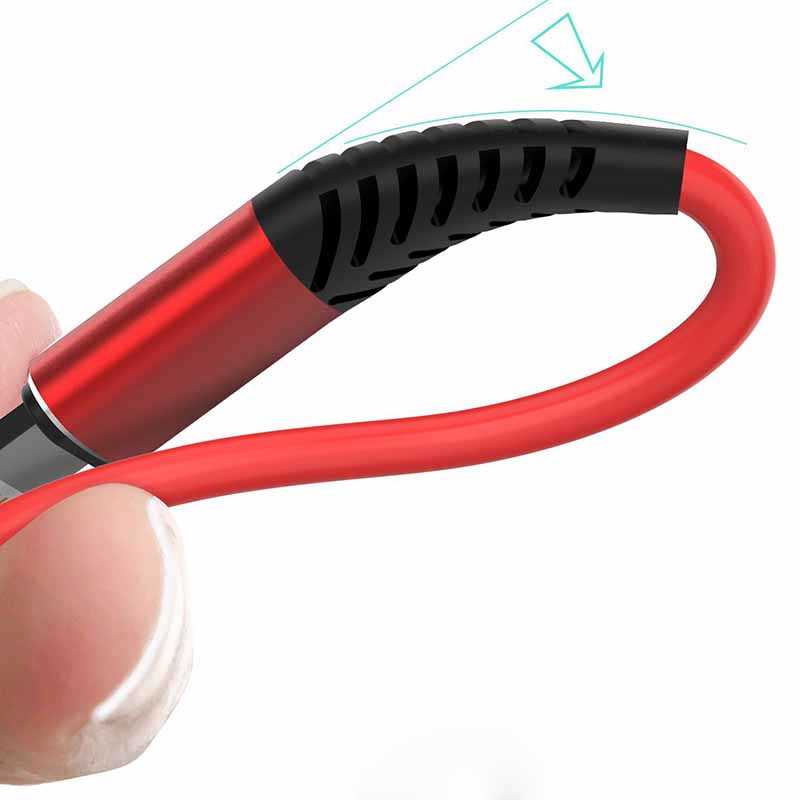 Xipin LX21 Micro Usb Kablo 1.2 M Kırmızı