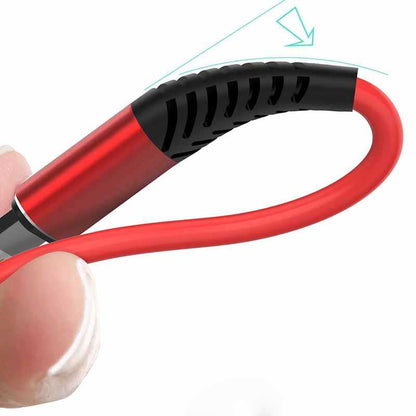 Xipin LX21 Micro Usb Kablo 1.2 M Kırmızı