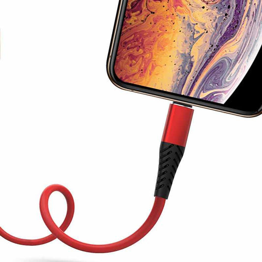 Xipin LX21 Type-C Usb Kablo 1.2 M Kırmızı