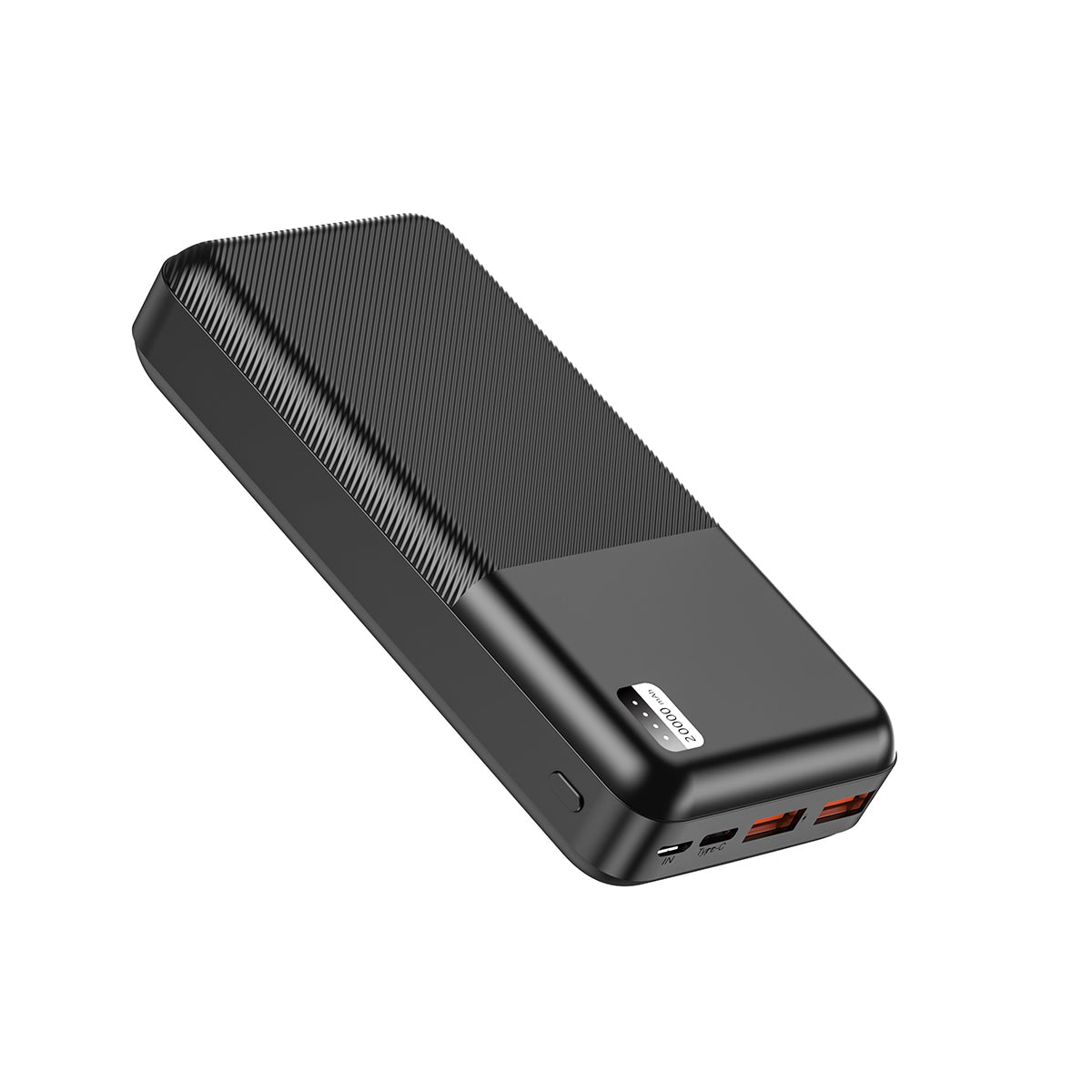 Xipin PX722 Hızlı Şarj Özellikli LED Işık Göstergeli Dual USB Taşınabilir Powerbank 20000mAh Beyaz