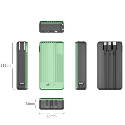 Xipin T106 10000 Mah Powerbank Yeşil