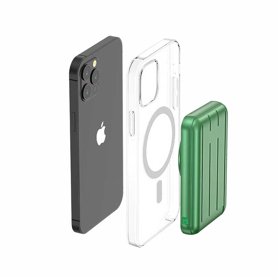 Xipin T113 10000 Mah M-safe Powerbank Yeşil