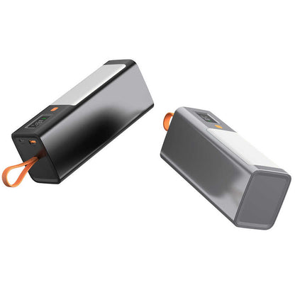 Xipin T133L Işıklı PD 100W Hızlı Şarj Özellikli 40000 Mah Powerbank Gri