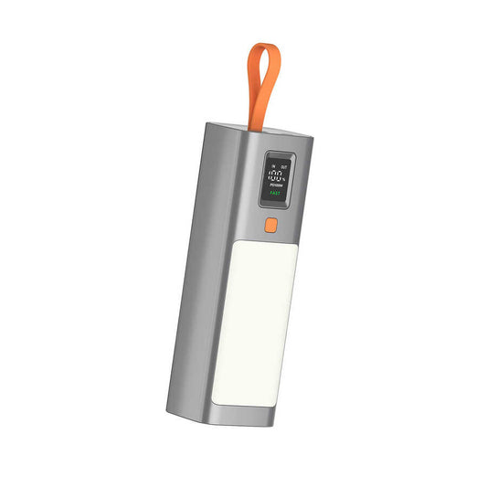 Xipin T134L Işıklı PD 100W Hızlı Şarj Özellikli 20000 Mah Powerbank Gri